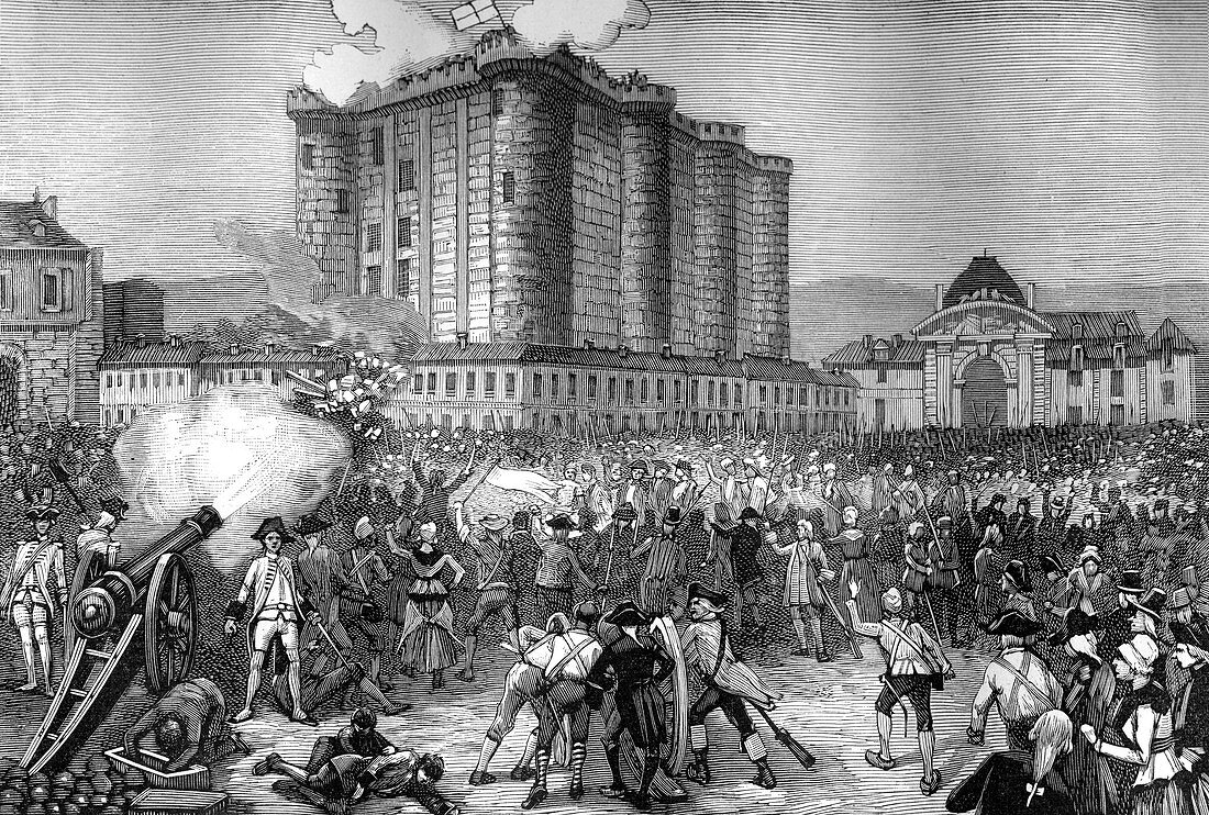 Storming of the Bastille, Paris, 14th July 1789