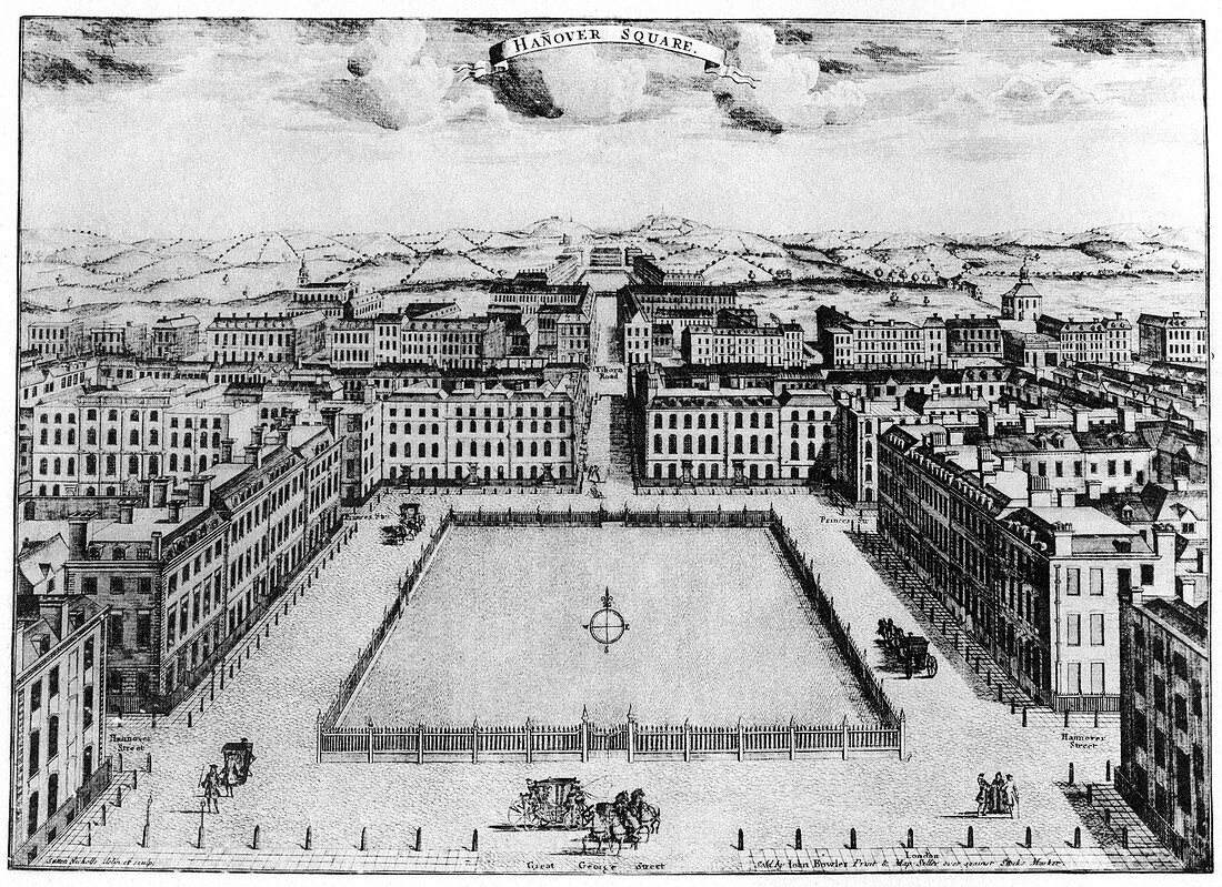 Hanover Square, London, 18th century