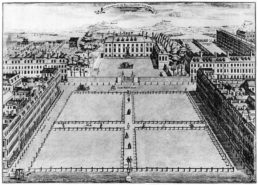 Southampton or Bloomsbury Square, London, 18th century
