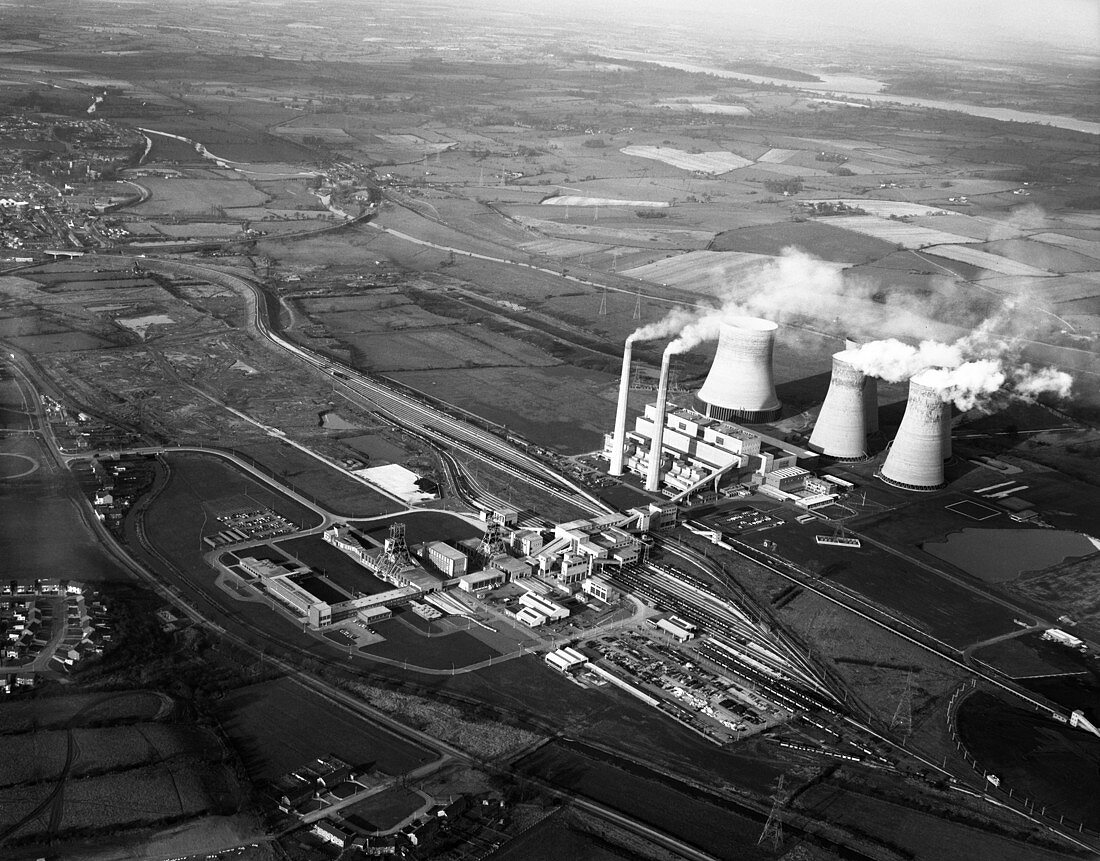Lea Hall Colliery and Rugeley A Power Station, 1963
