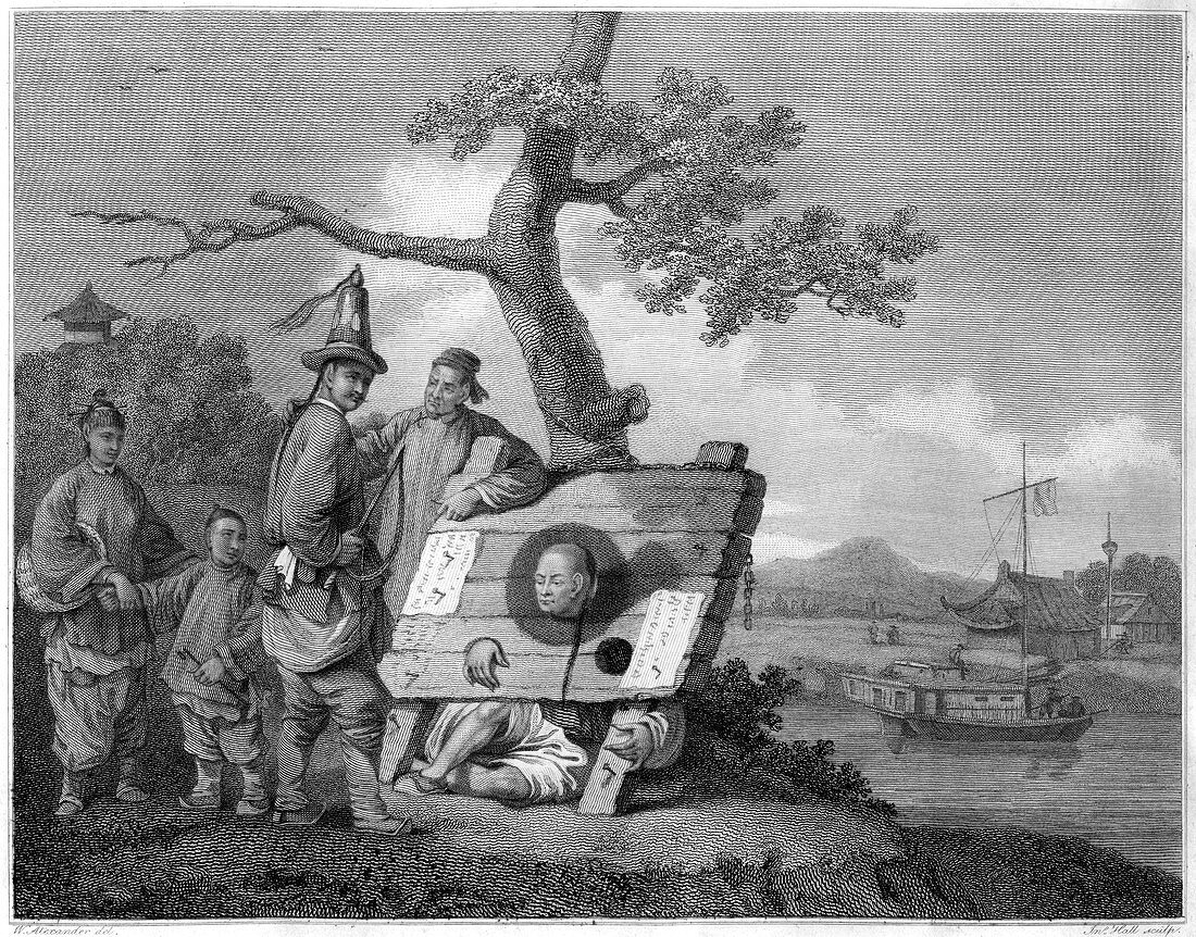 Punishment of the Tcha, China, 1796