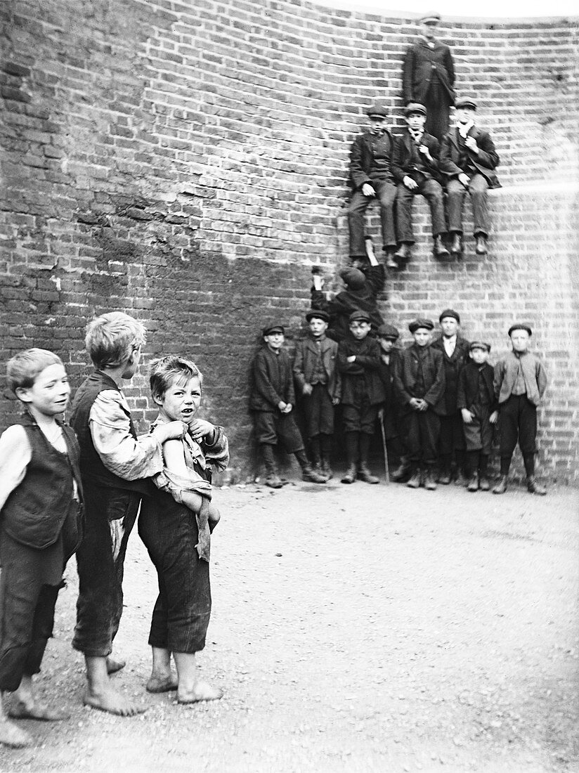 Barge boys, London, c1905