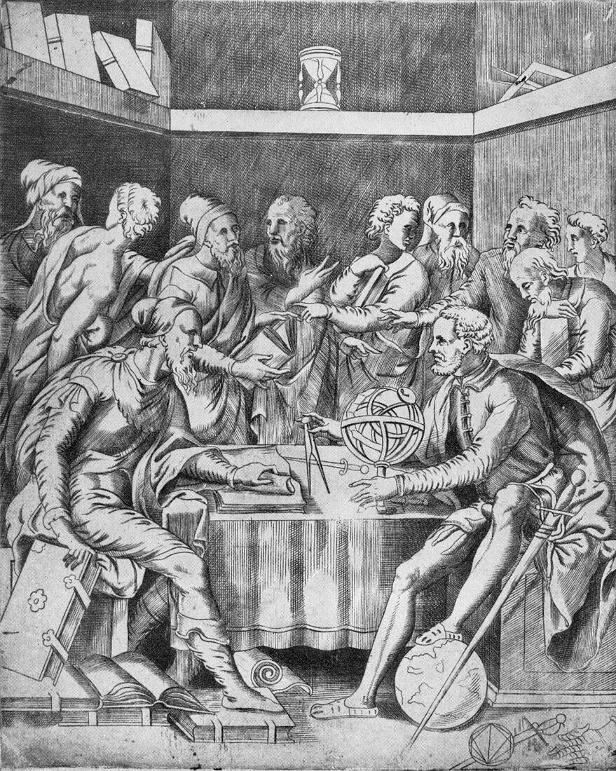 Agrippa Instructing His Pupils Mathematically, 1553