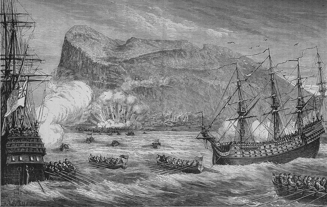 The Taking of Gibraltar, August 1704