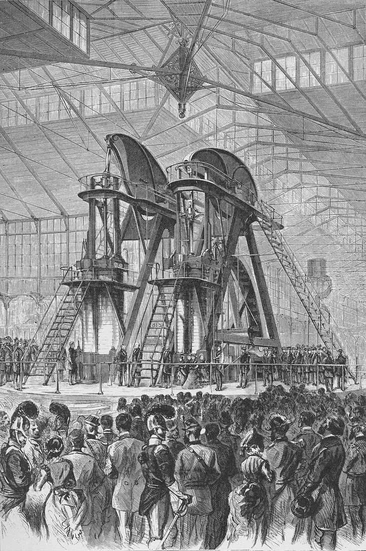 Official opening of the Centennial Exhibition, c1876