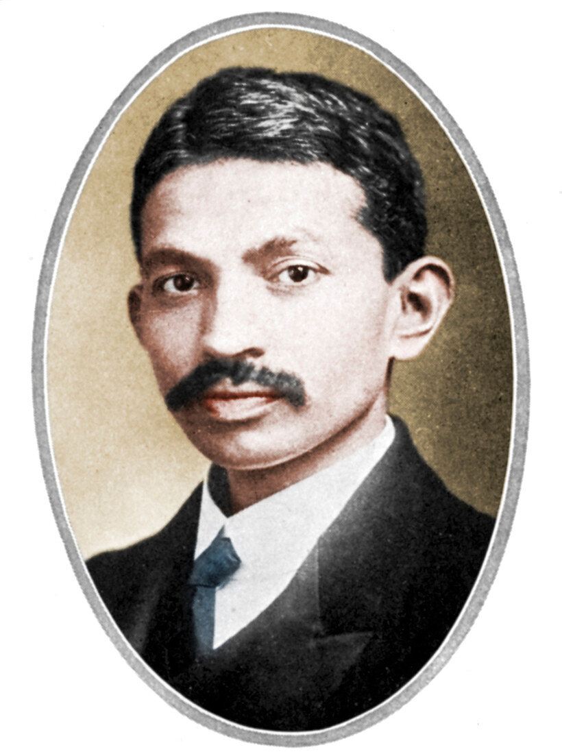 Mohondas Karamchand Gandhi as a young man
