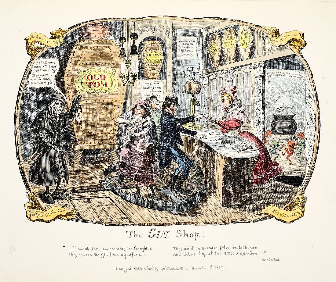 The Gin Shop, 1829