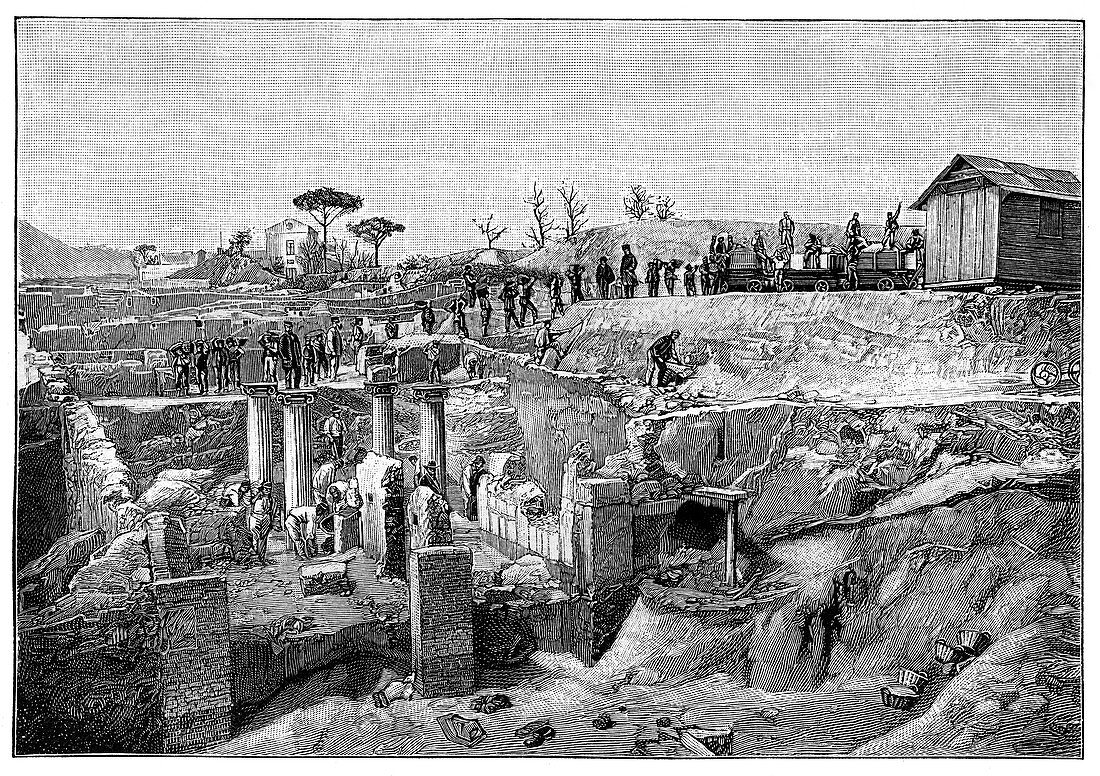 Pompeii, Italy, 1900