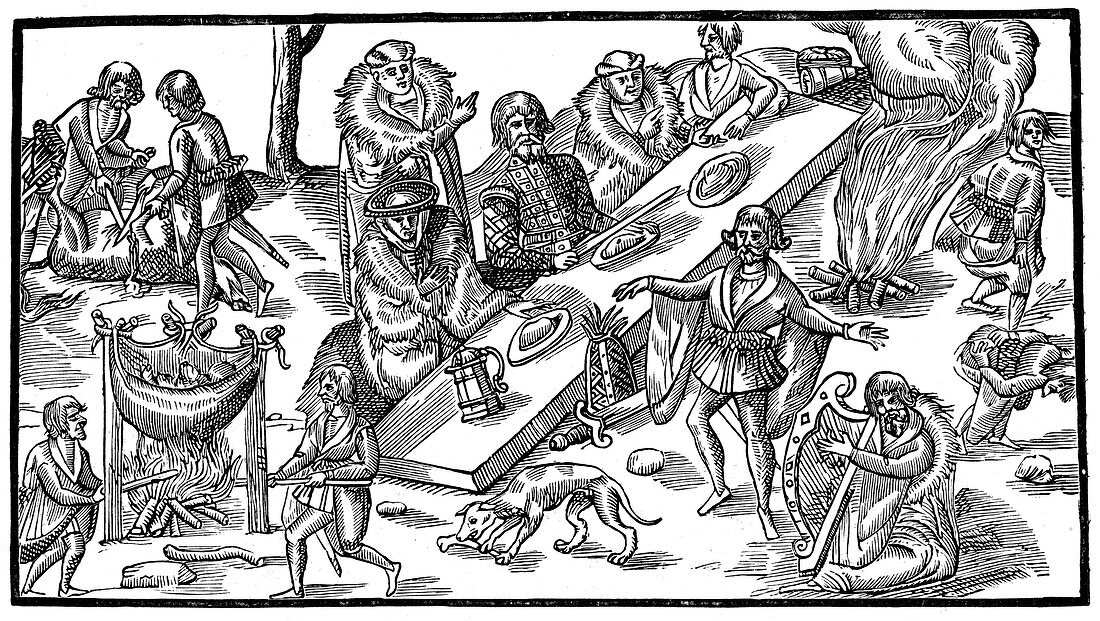 An Irish banquet, 1581