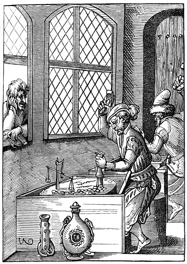 Coin maker, 16th century