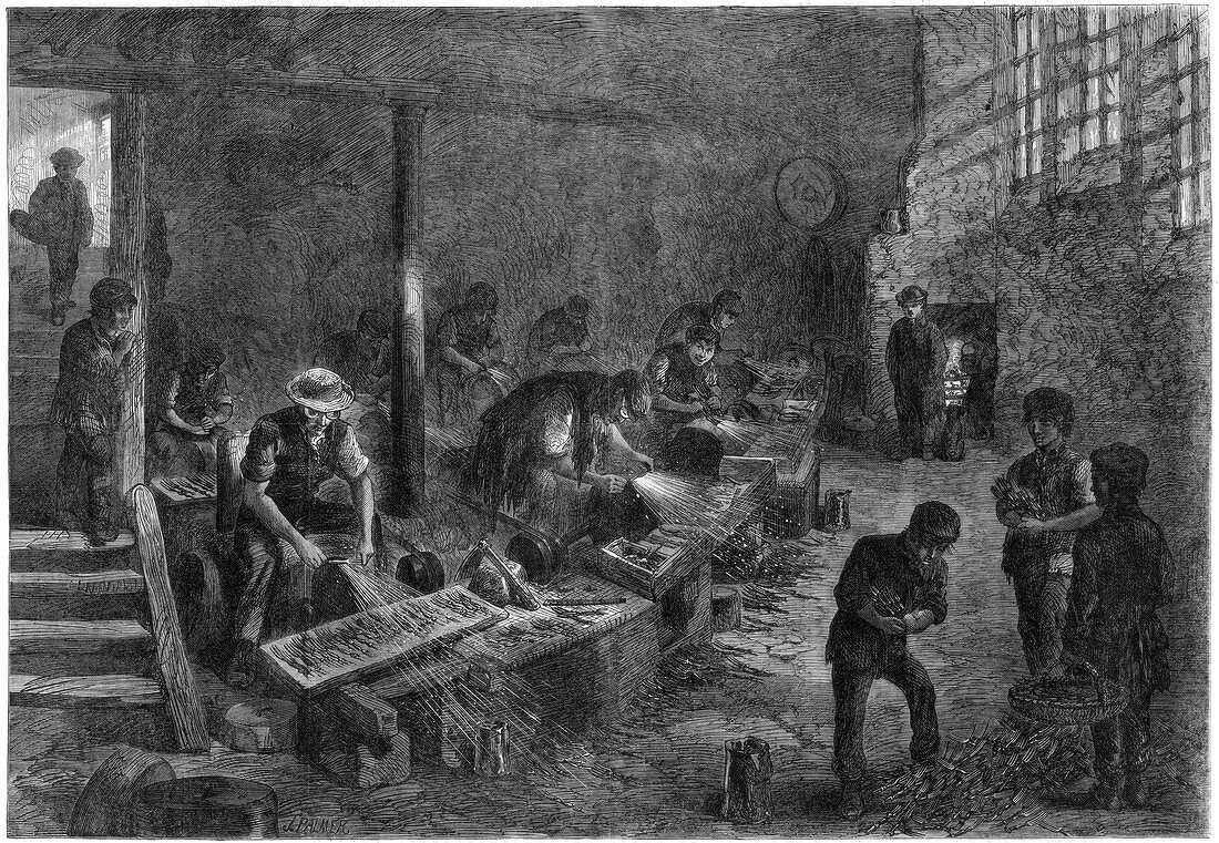 Sheffield steel manufactures, 1866