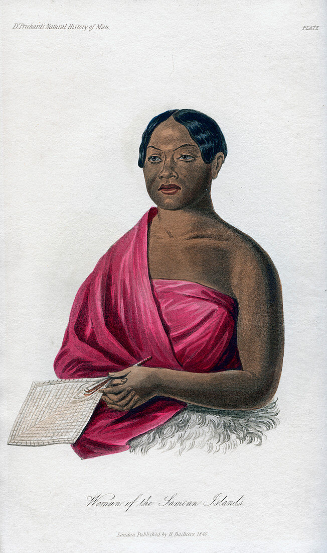 Woman from the Samoan Islands', 1848