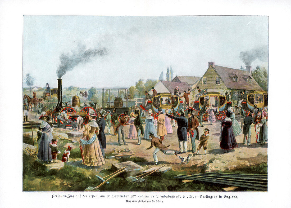 The Stockton & Darlington Railway, 1825