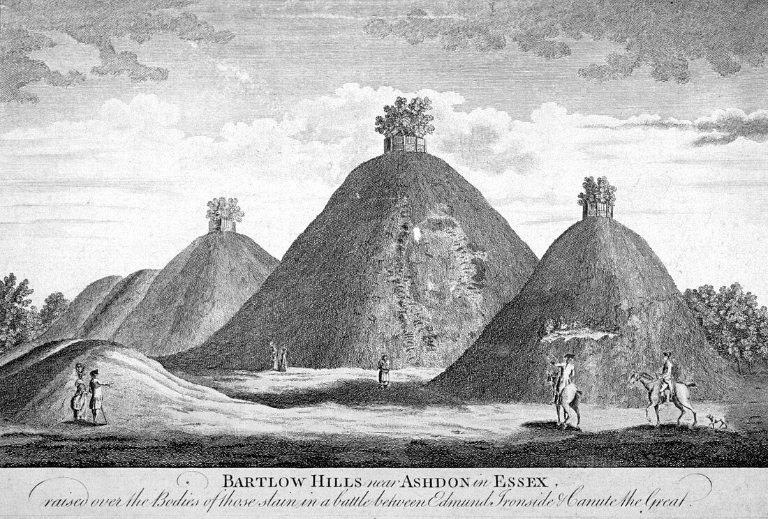 Bartlow Hills near Ashdon in Essex', c1780