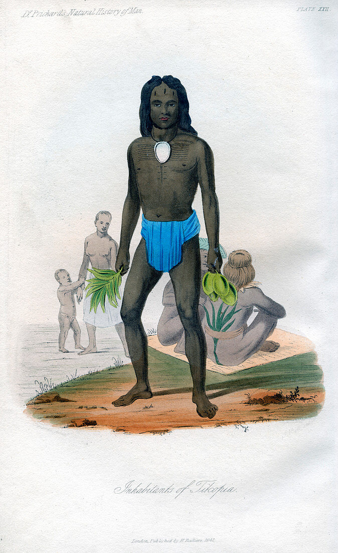 Inhabitants of Tikopia', 1848