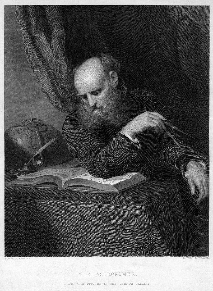 The Astronomer', 19th century