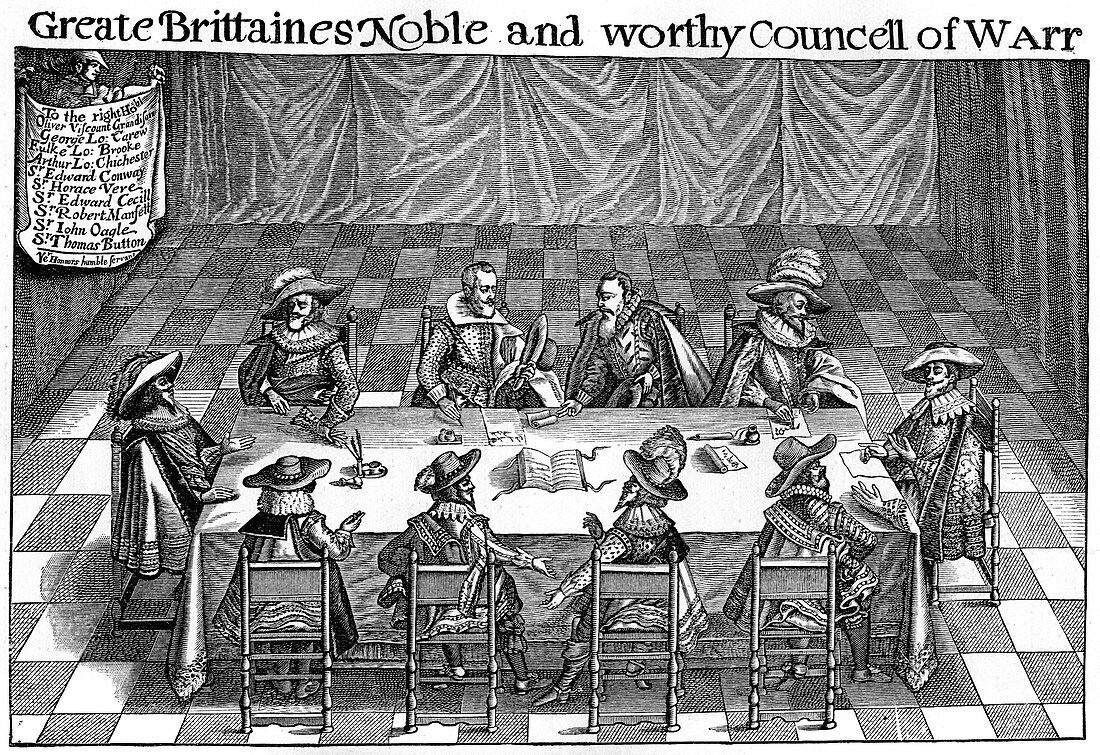 The Council of War, 1623-1624