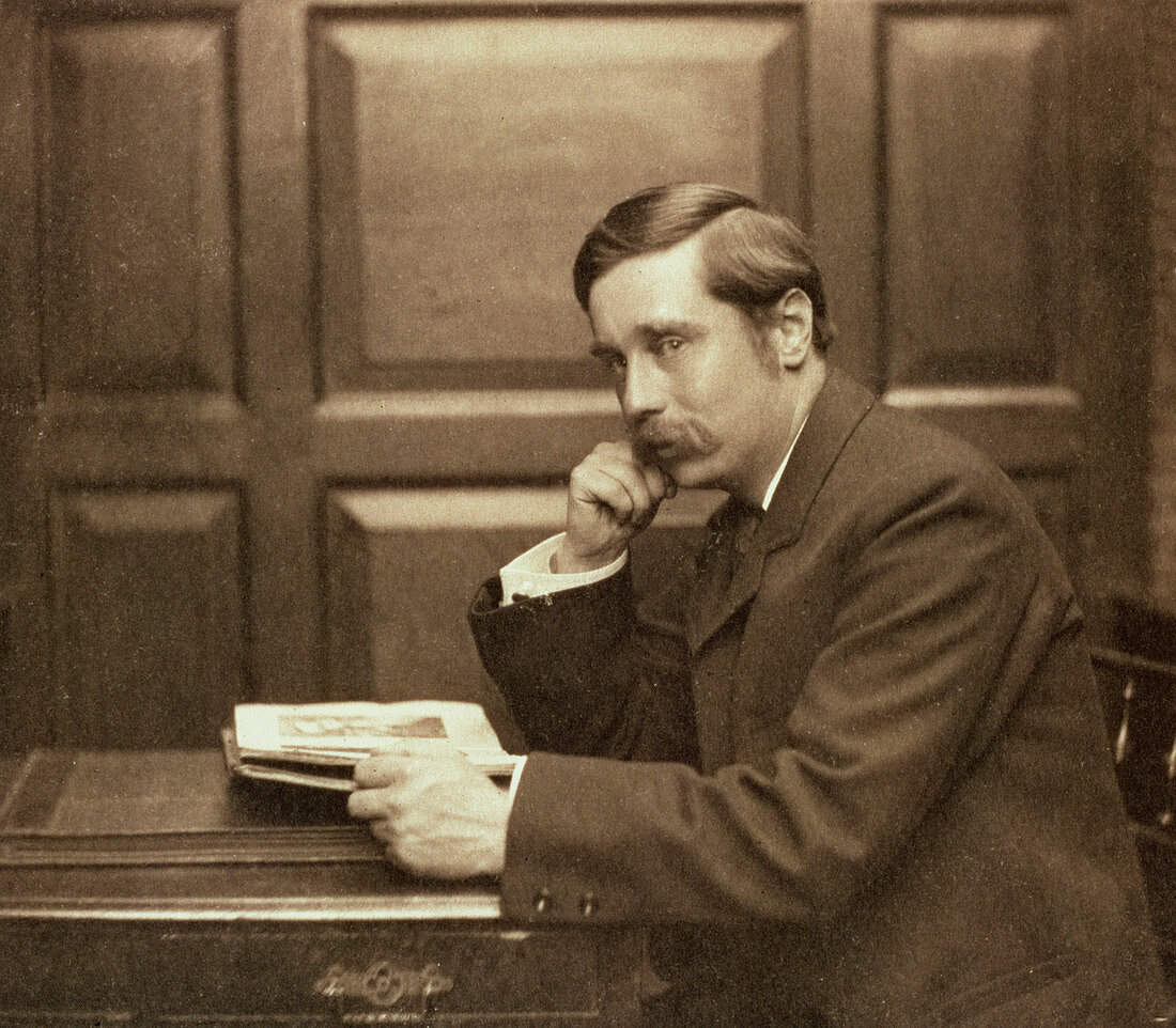 HG Wells, British author, 1903