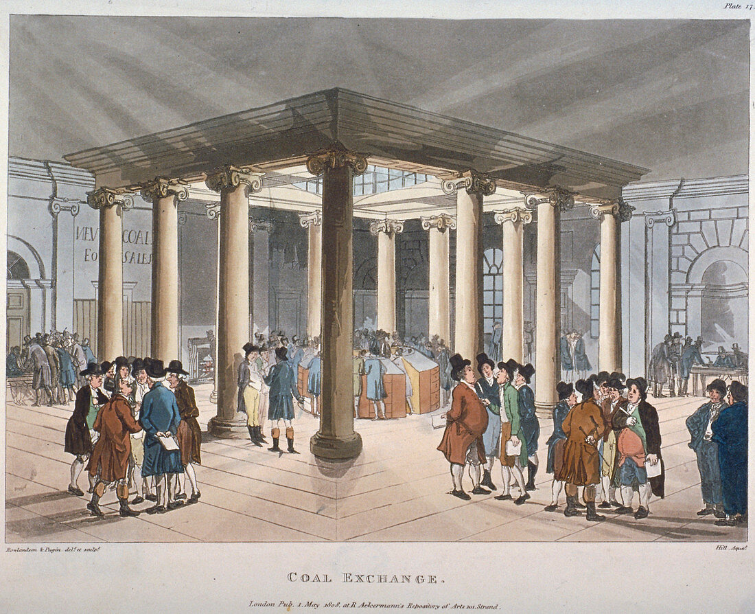 Coal Exchange, Thames Street, City of London, 1808