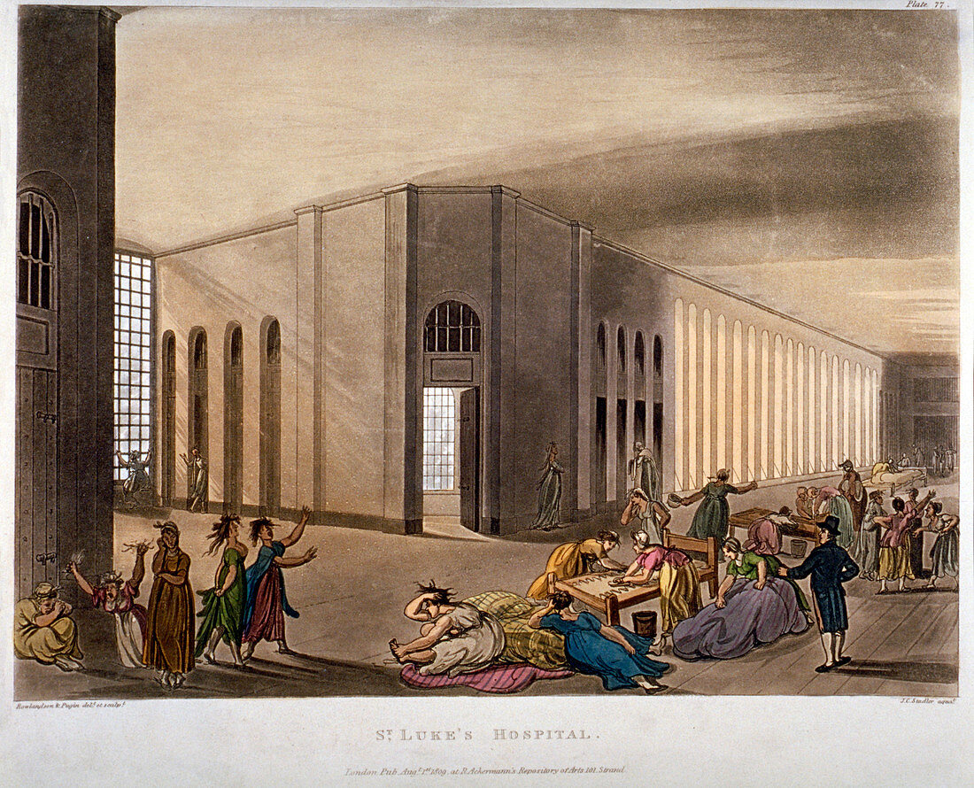 St Luke's Hospital, Old Street, Finsbury, London, 1809