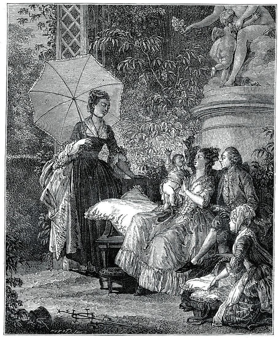 The Delight Of Motherhood, (1885)