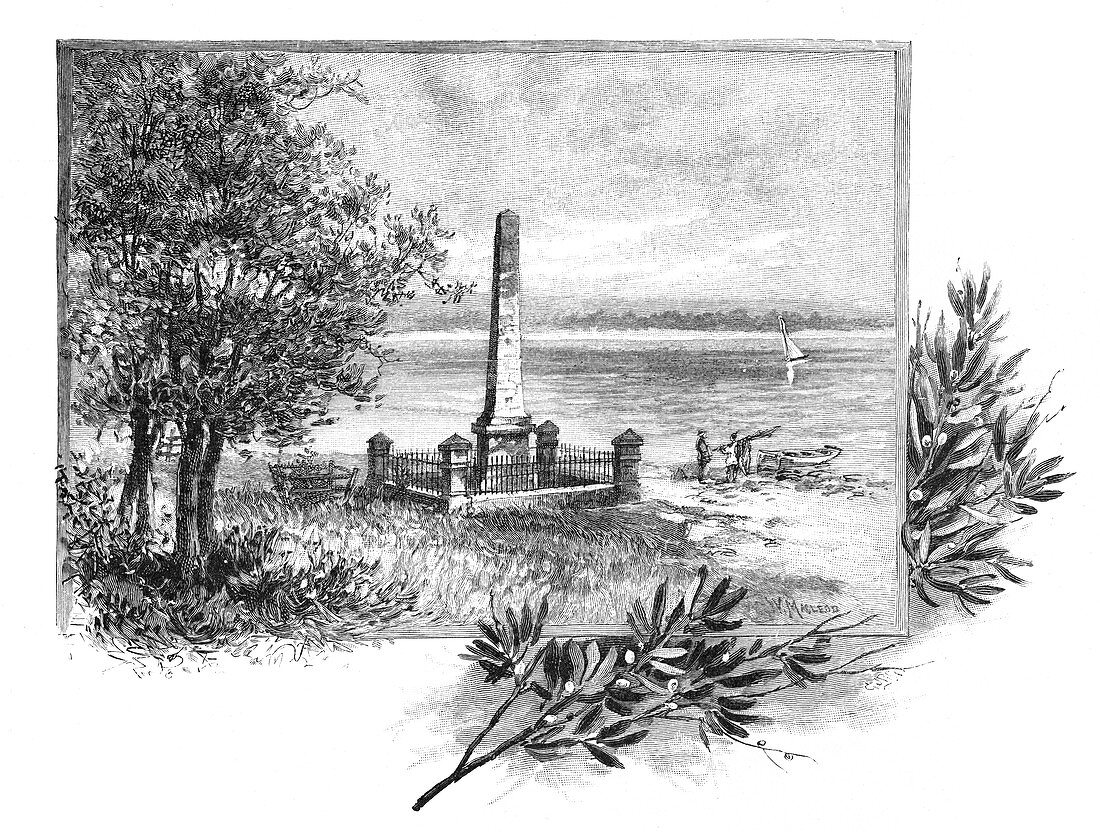 Captain Cook's landing place, Botany Bay, Australia, 1886