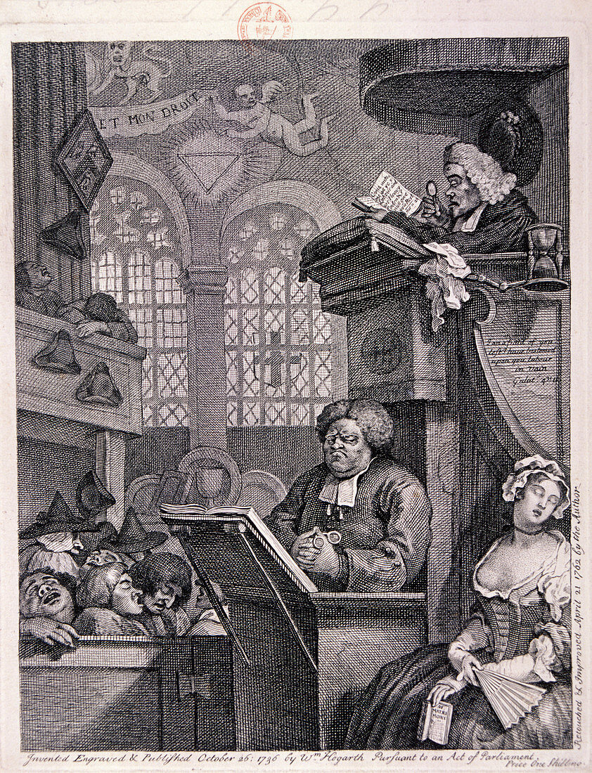 The sleeping congregation', 1762