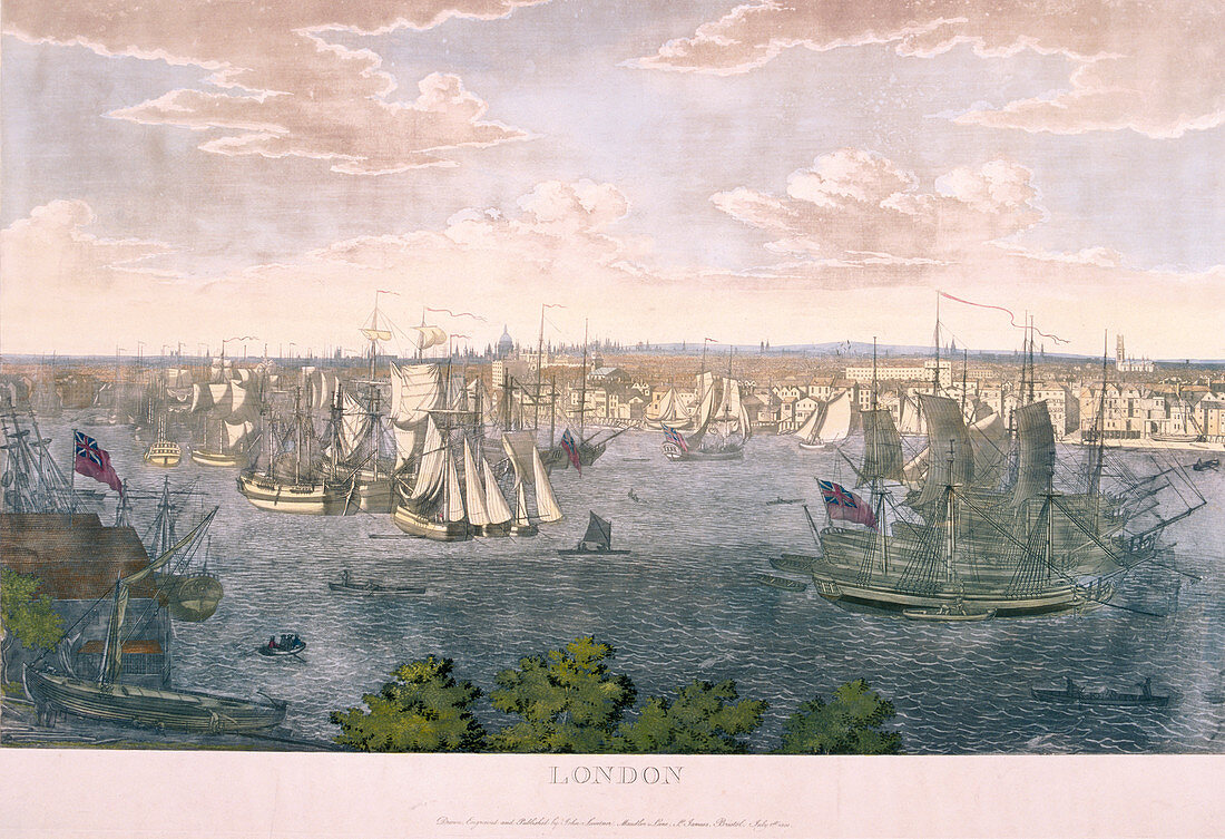 View of London, 1801