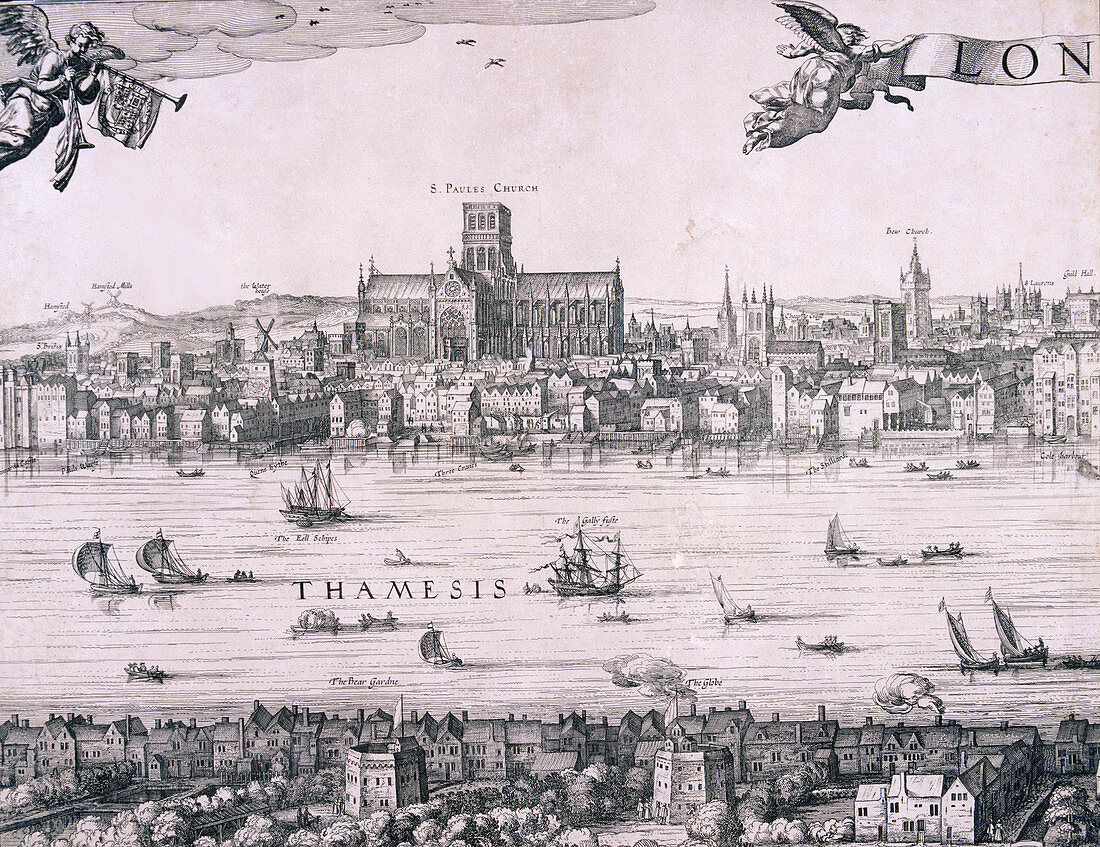 Panorama of London, 1616