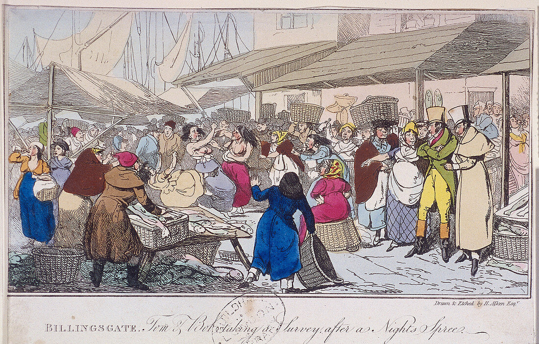 Billingsgate, London, 1820