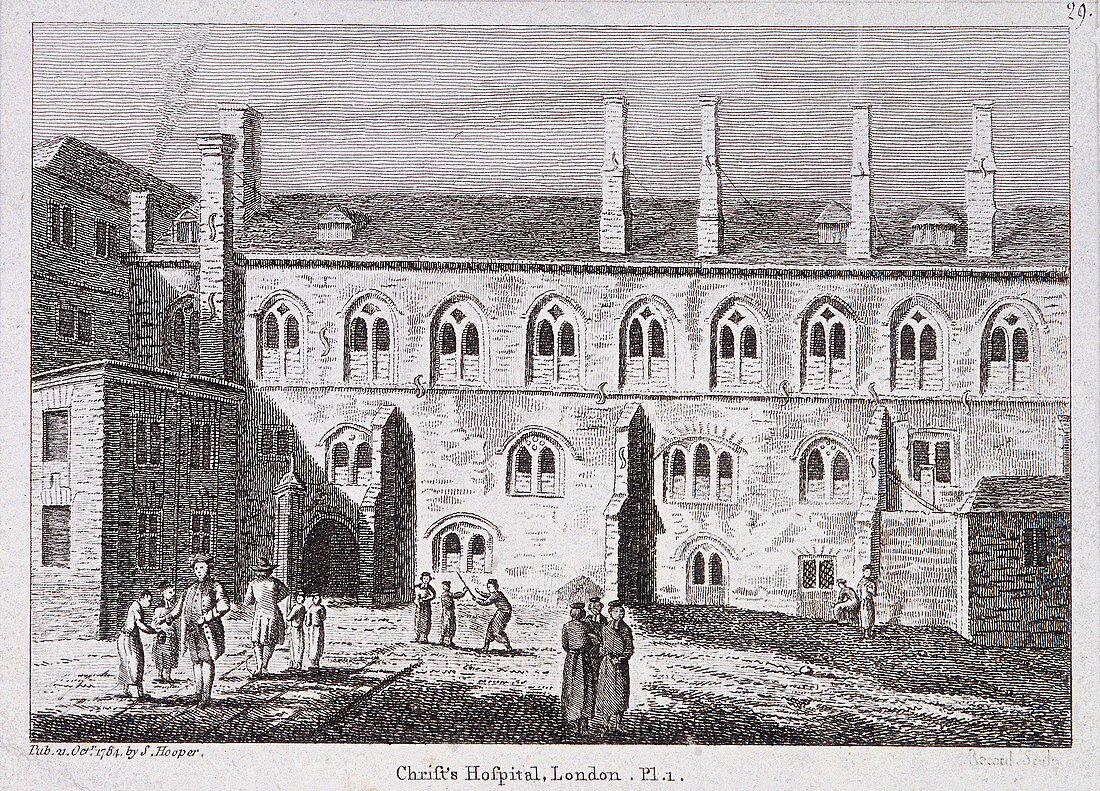 Christ's Hospital, London, 1784