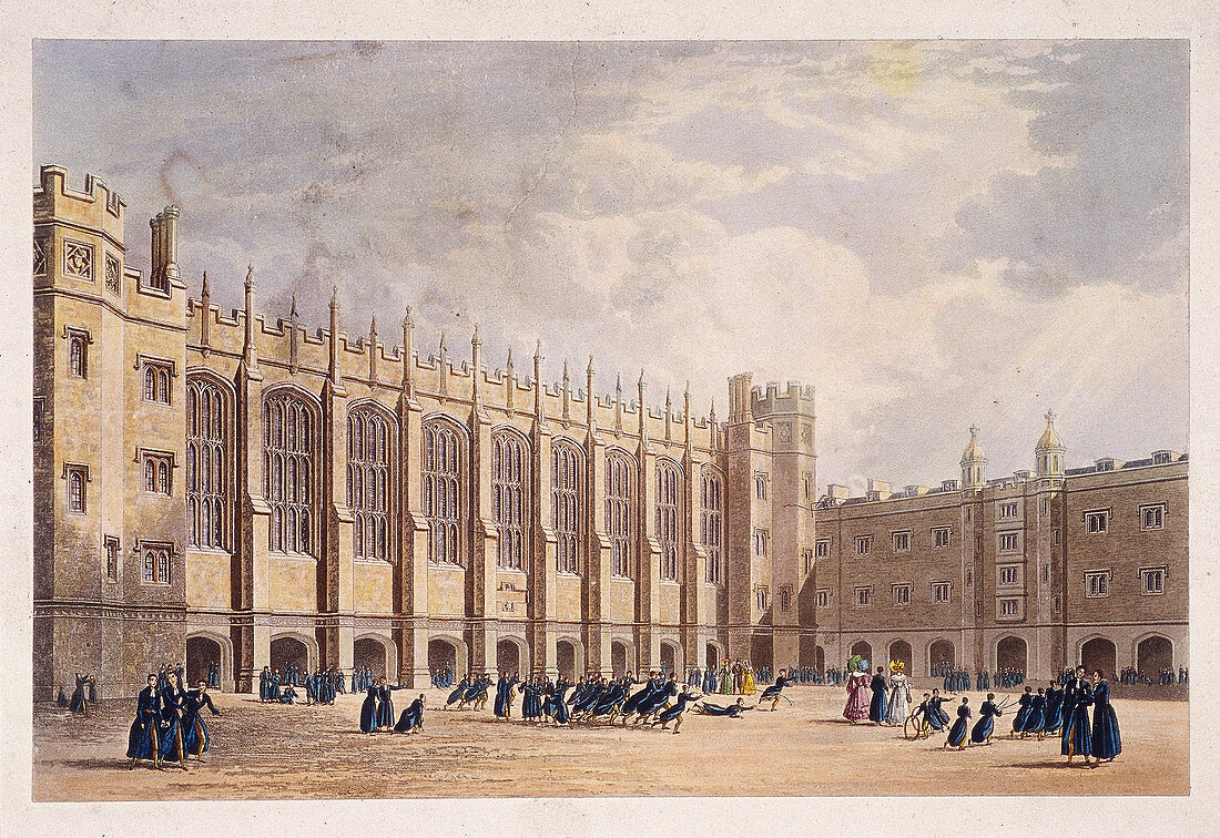 Christ's Hospital, London, c1825