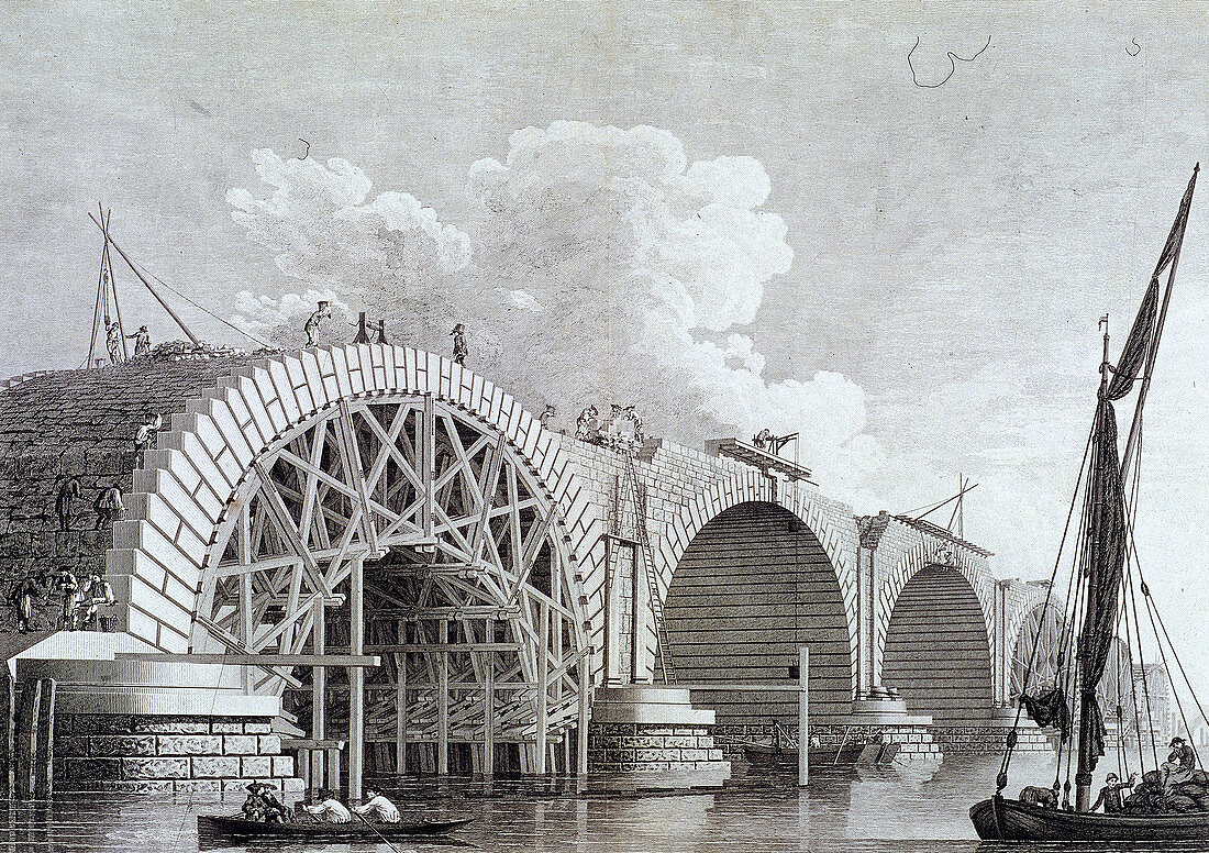 Blackfriars Bridge, London, 1777