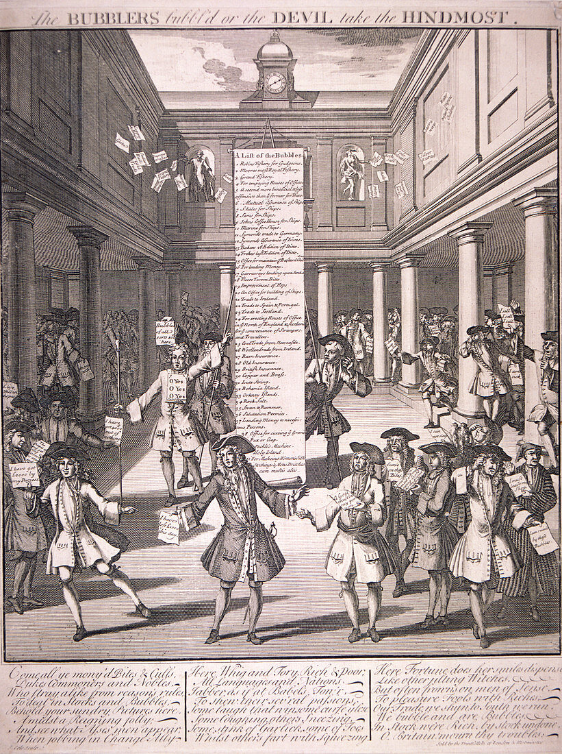 Stock Exchange, London, 1720