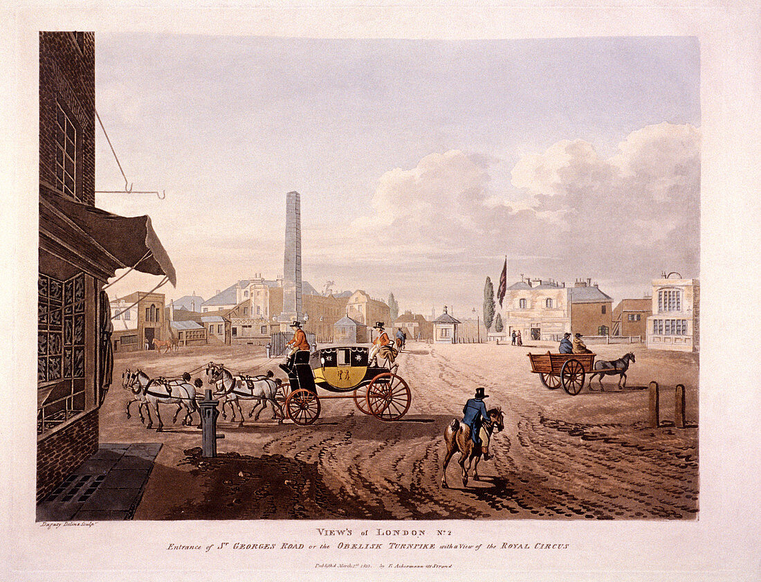 St George's Fields, Southwark, 1813