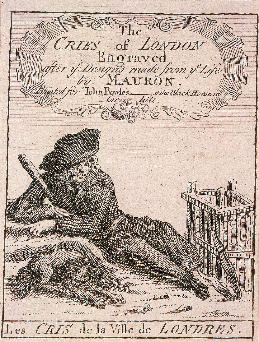 Title page to Cries of London