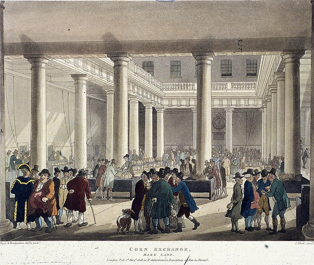 Corn Exchange, London, 1808