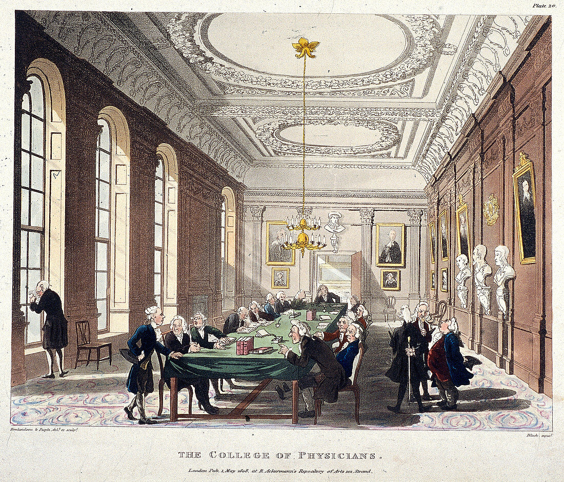 College of Physicians, London, 1808