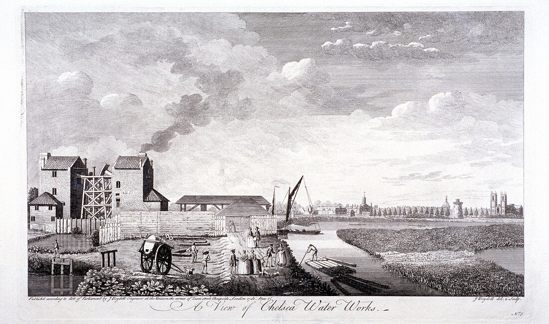 The Chelsea Water Works, London, 1752