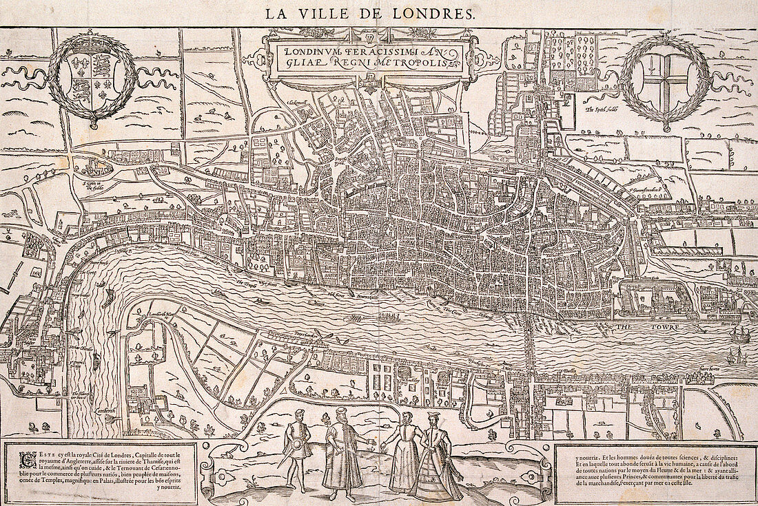 Map of the City of London and City of Westminster