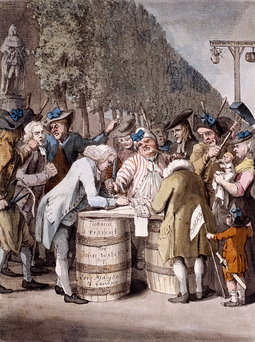 The Middlesex election', 1775