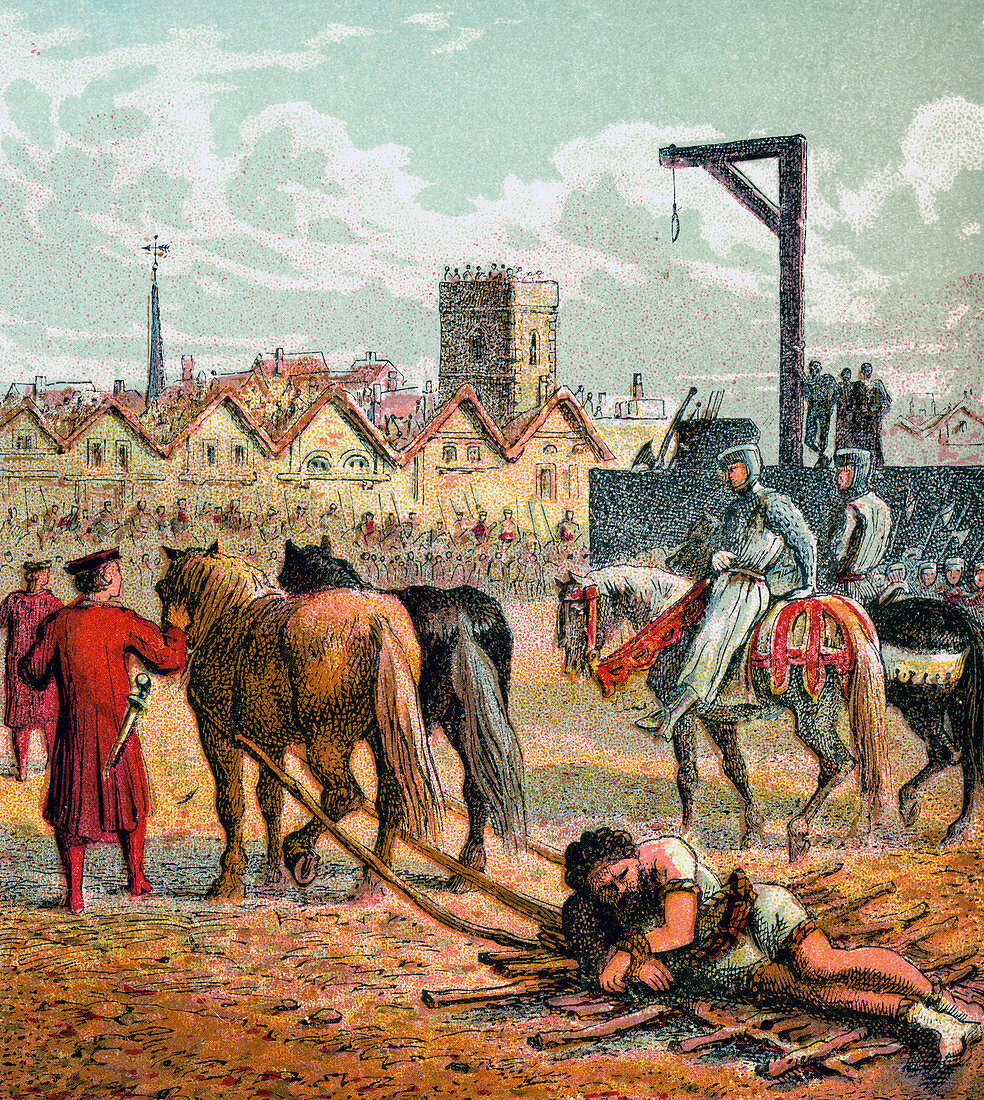 Wallace Executed', 1305, (c1850)