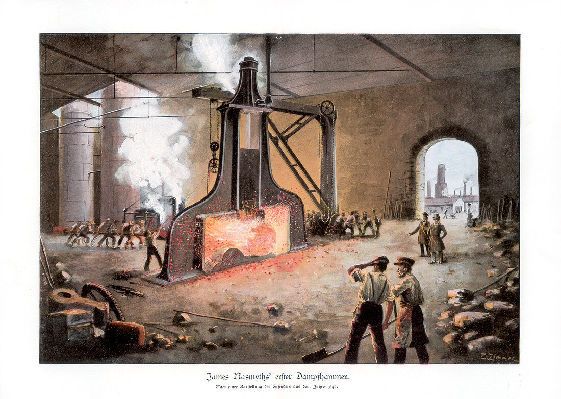 James Nasmyth's steam hammer, 1900