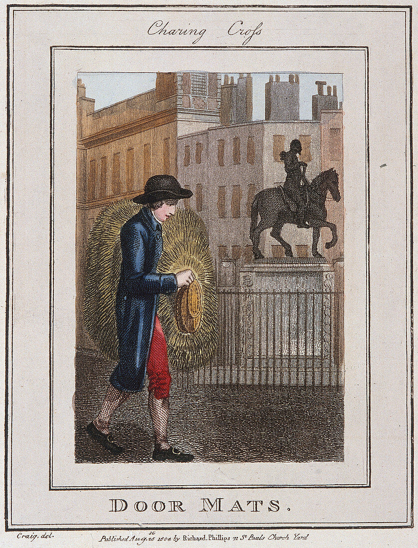 Door Mats', Cries of London, 1804