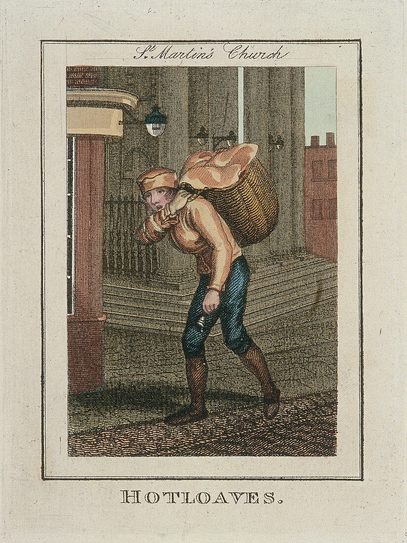 Hotloaves', Cries of London, 1804