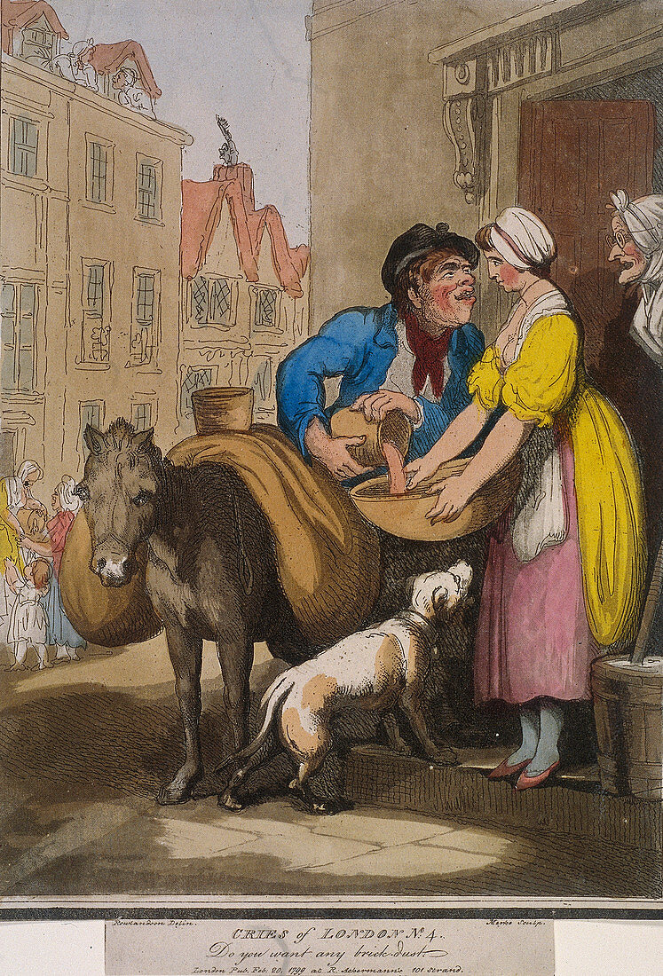Do you want any brick-dust', Cries of London, 1799