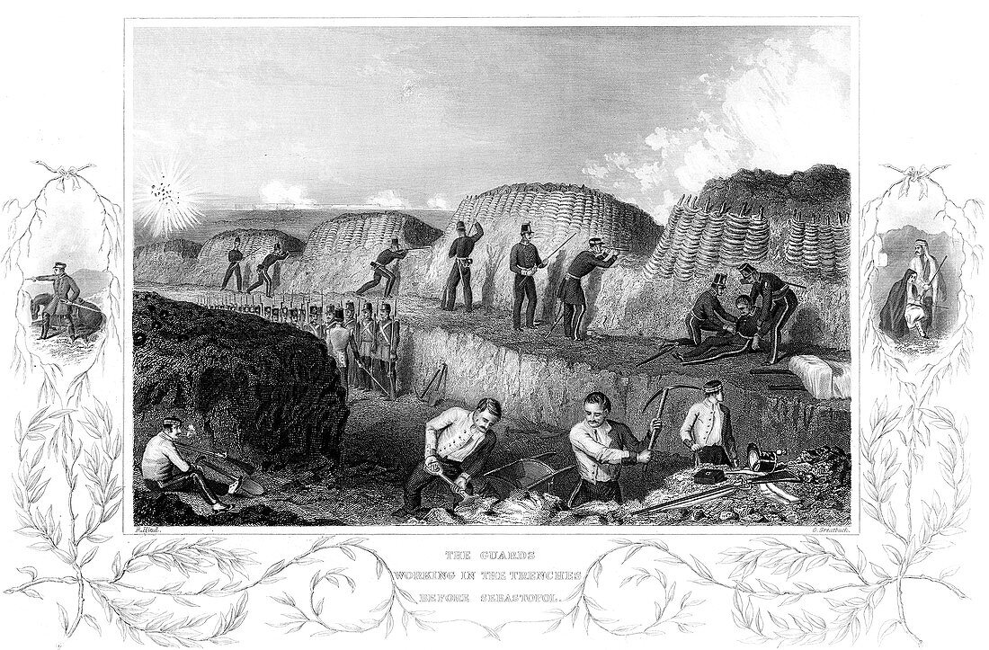 Siege of Sebastopol, Crimean War, 1854-1855