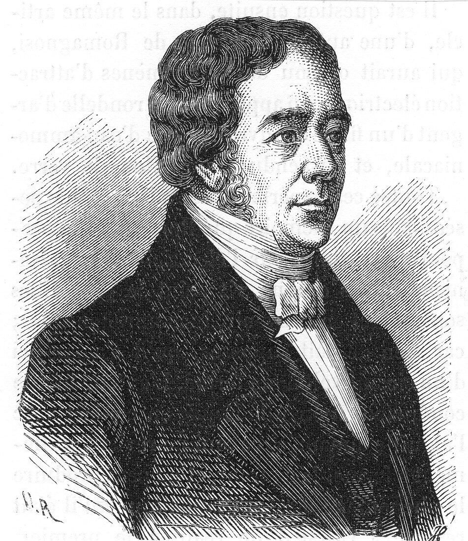 Hans Christian Oersted, Danish physicist, c1870