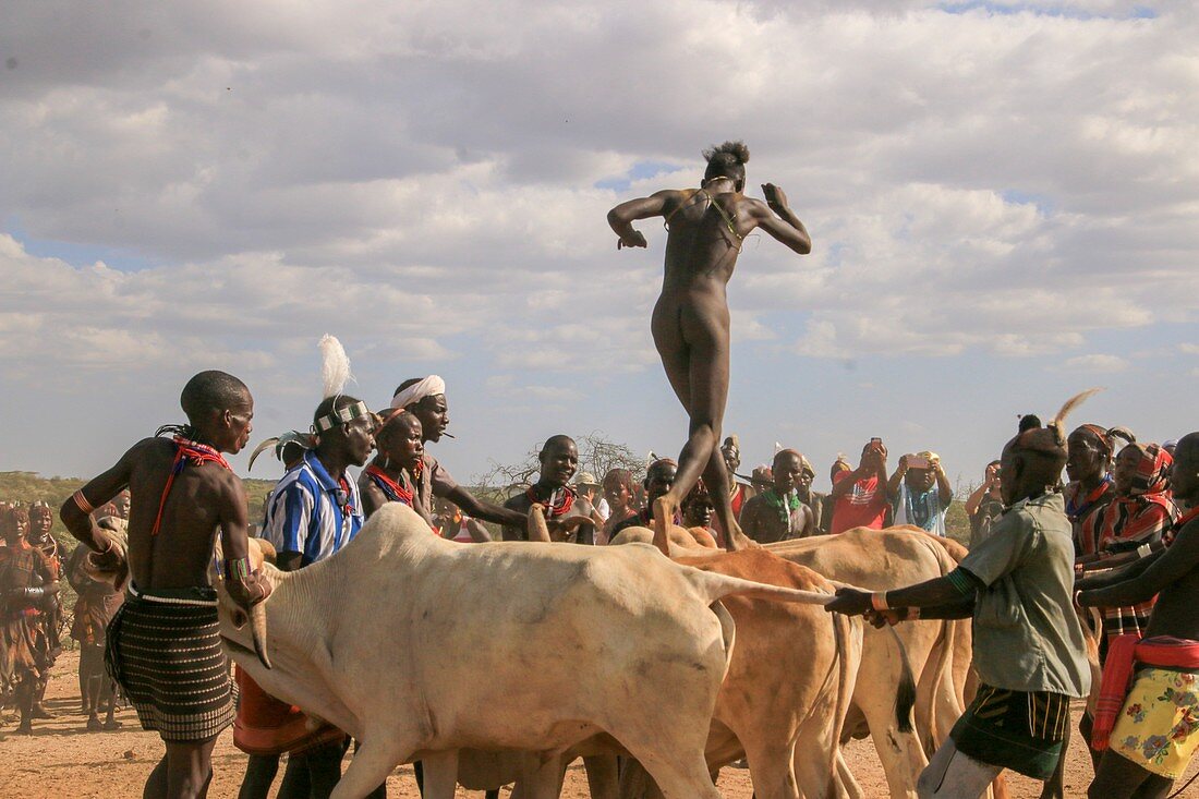 Jumping of the Bull ceremony