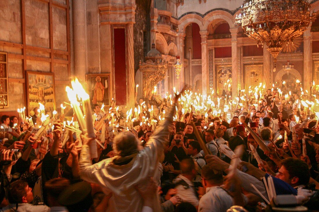 Jerusalem, Holy light ceremony